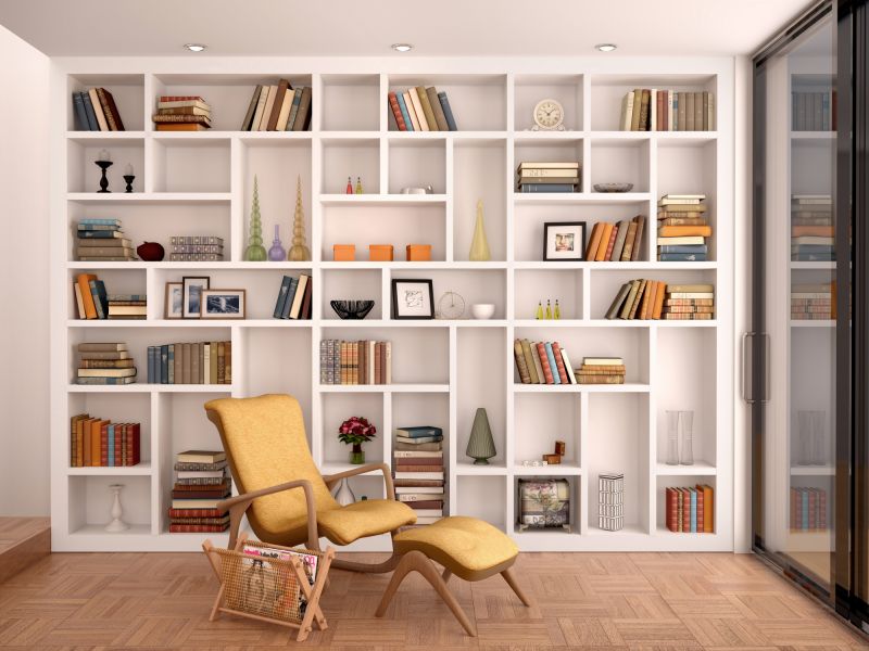 Custom Bookcase Installation in Woodbridge, VA
