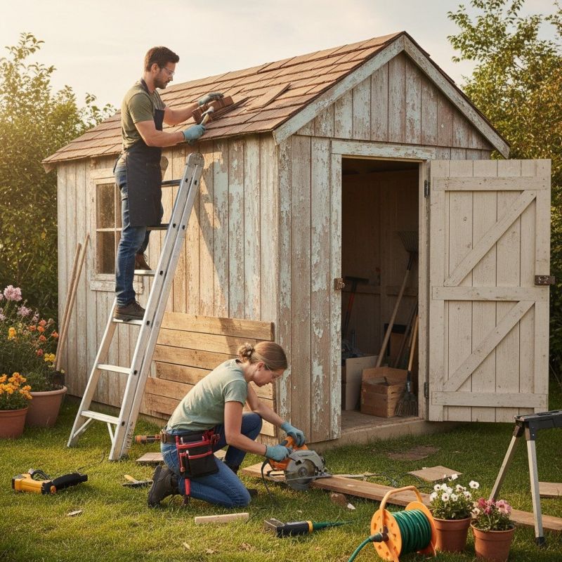 Shed Roof Repair in Conroe, TX